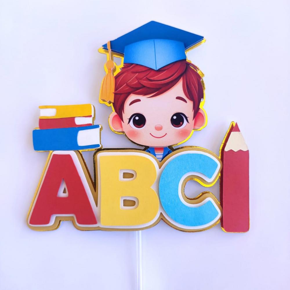 Arquivo de Corte topo ABC menino