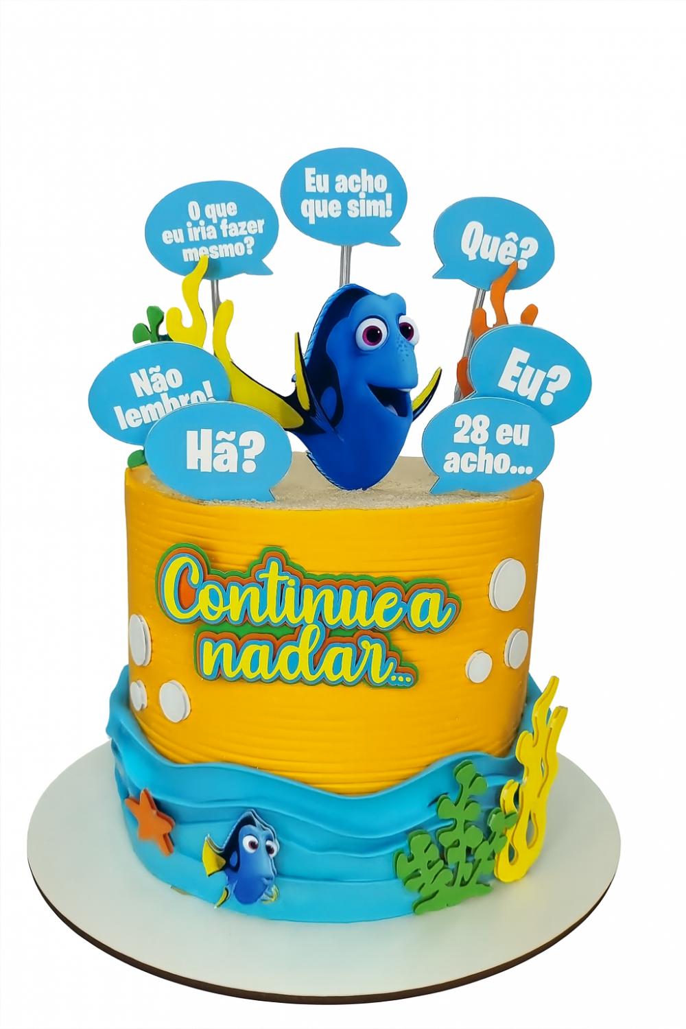 Arquivo de Corte Topo de bolo dory