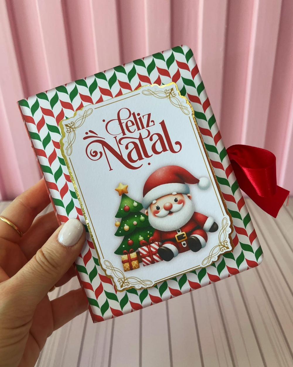 Arquivo de corte caixa para sabonete natal