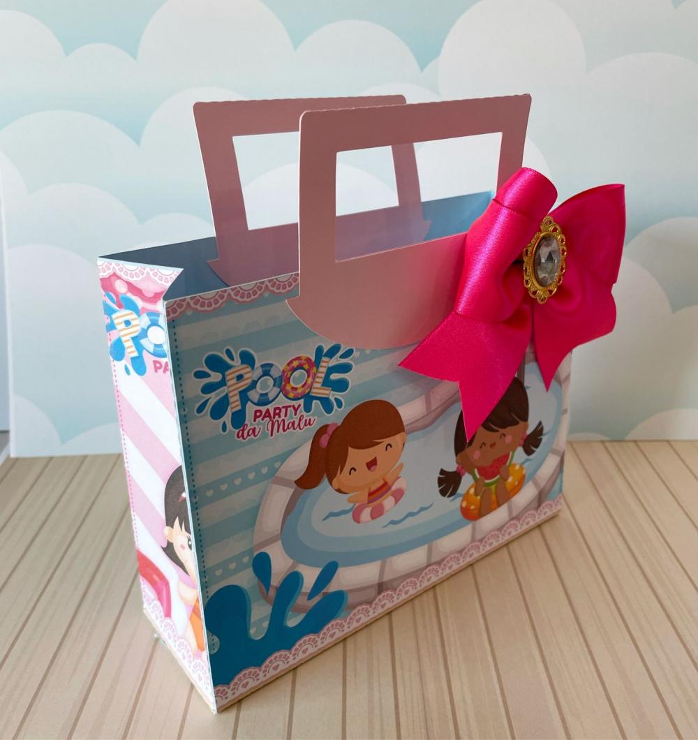 Arquivo de Corte sacolinha Pool Party