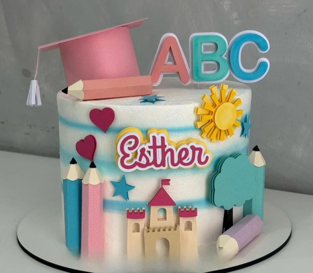 Arquivo de Corte topo Formatura Abc  capelo