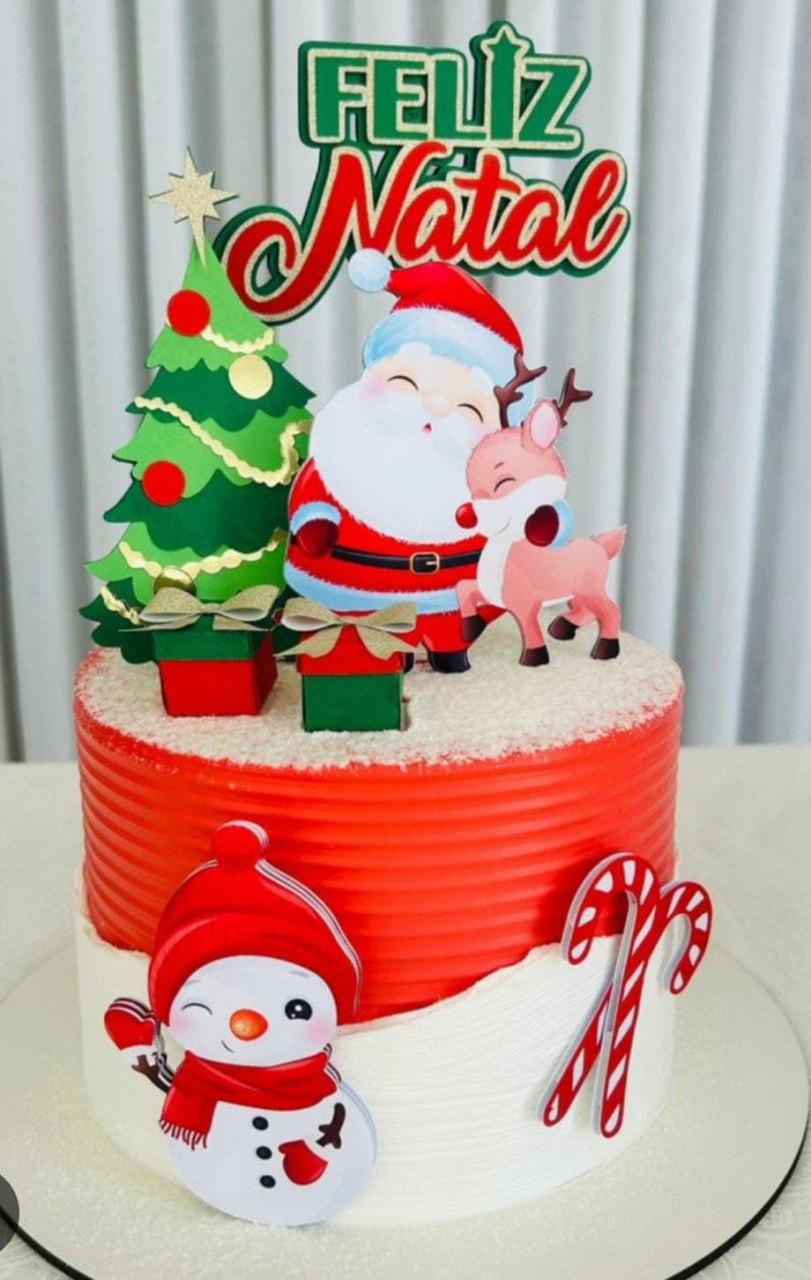 Arquivo de Corte Topo Natal papai noel