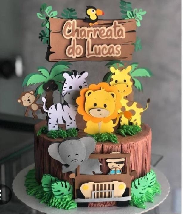 Arquivo de Corte Topo Safari em Camadas