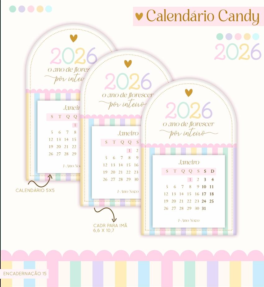 Arquivo digital combo calendario 2026