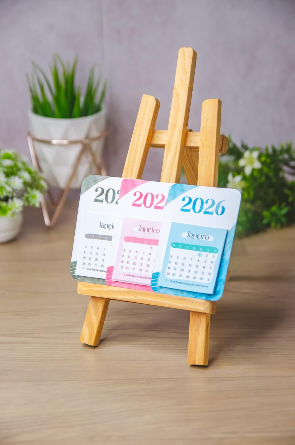 Arquivo digital Mini Calendario destacavél 2026