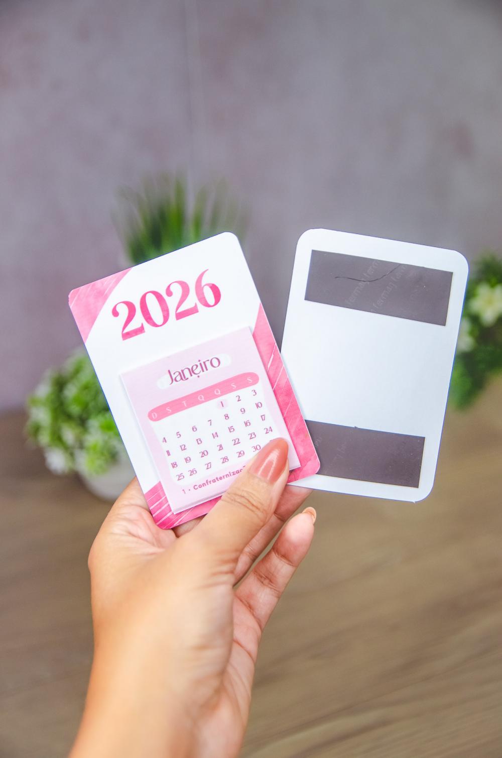 Arquivo digital Mini Calendario destacavél 2026