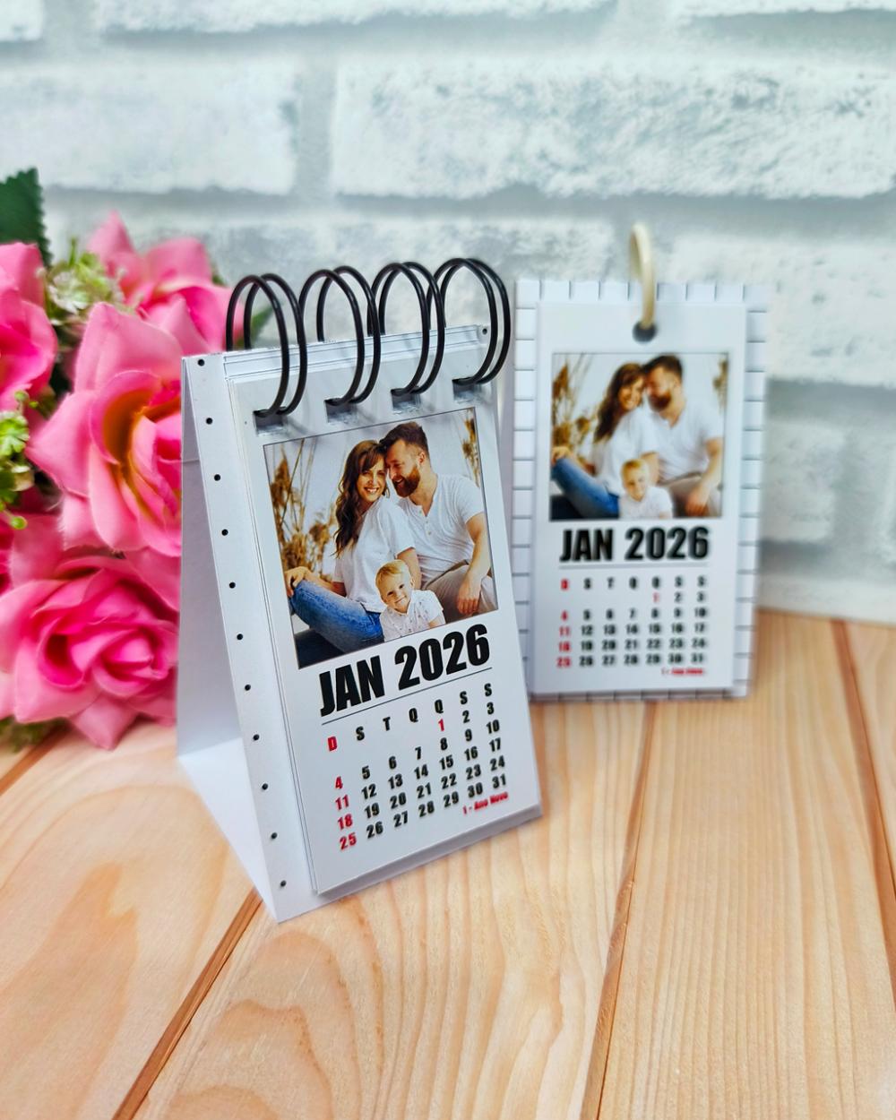 Arquivo Digital mini Calendário de mesa 2026