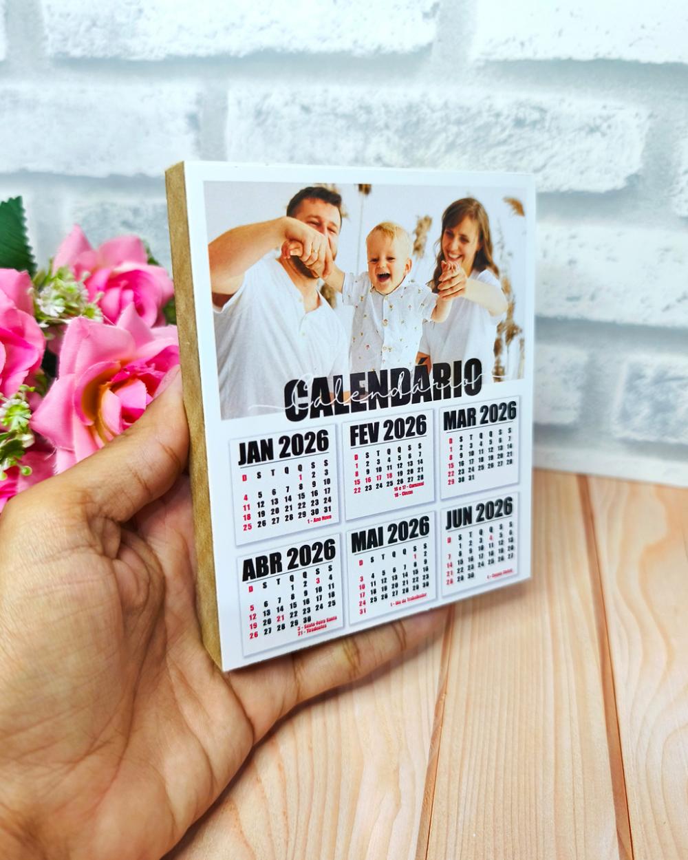 Arquivo Digital Calendário A4 2026