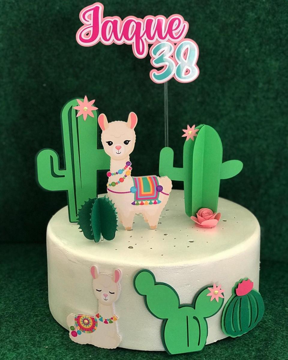 Arquivo de Corte Topo lhama em camadas