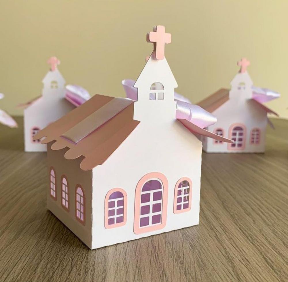 Arquivo de Corte Caixa Igreja Batizado