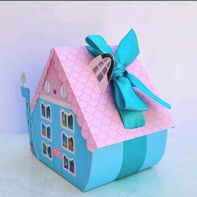 Arquivo de Corte Caixa Casinha Casa Magica da Gaby