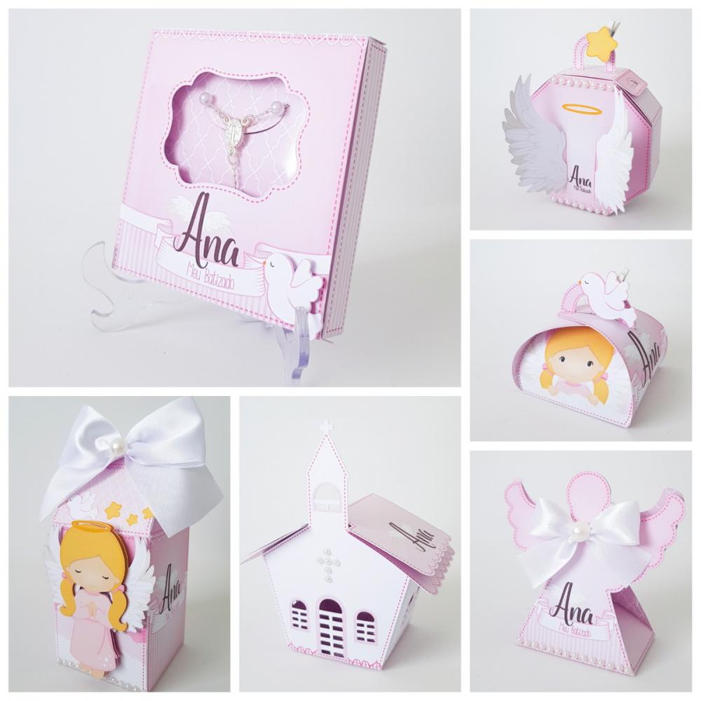 Arquivos De Corte Batizado Menina studio e pdf