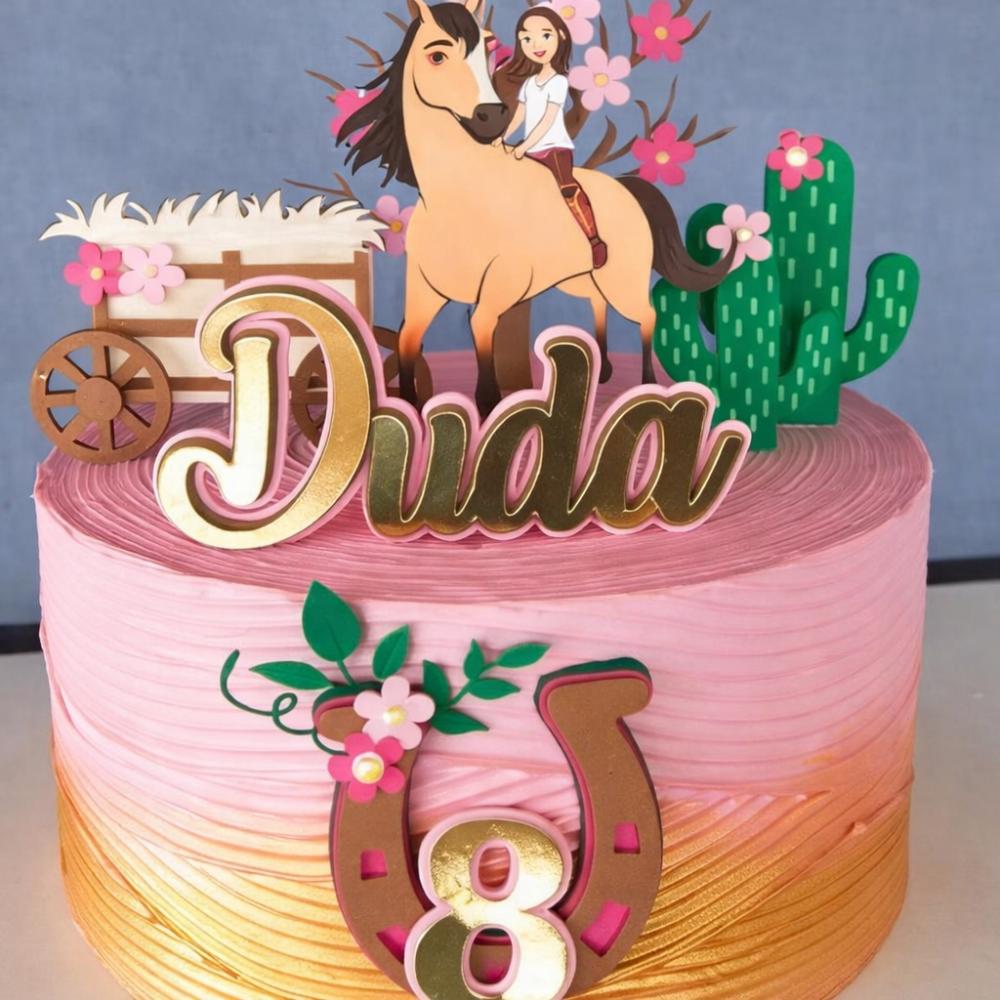 Arquivo de Corte Topo de bolo Spirit