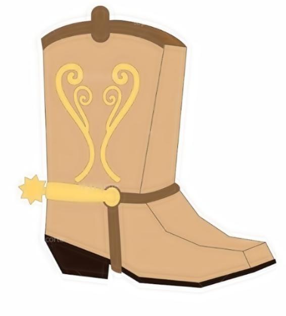 Arquivo de corte bota boiadeira 3d