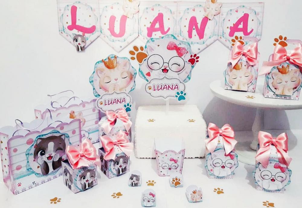 Arquivo de Corte kit gatinha marie