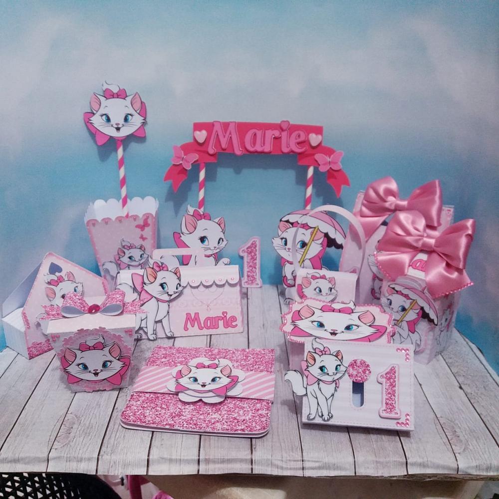 Arquivo de Corte kit gatinha marie