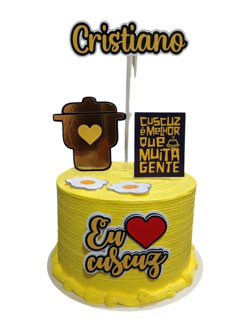 Arquivo de corte topo de Bolo cuscuz