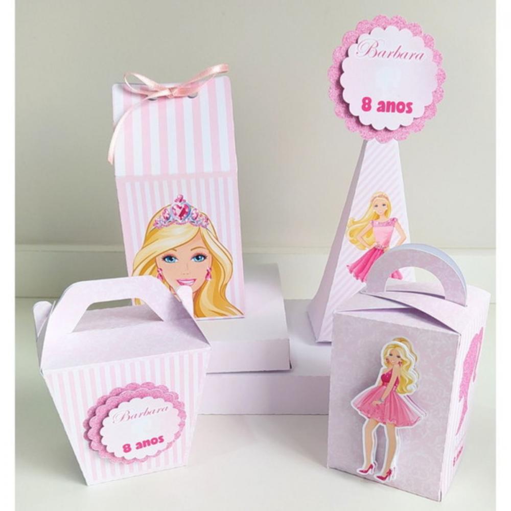 Arquivo de Corte kit Barbie aquarela