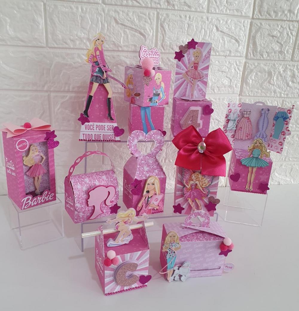 Arquivo de Corte kit Barbie aquarela