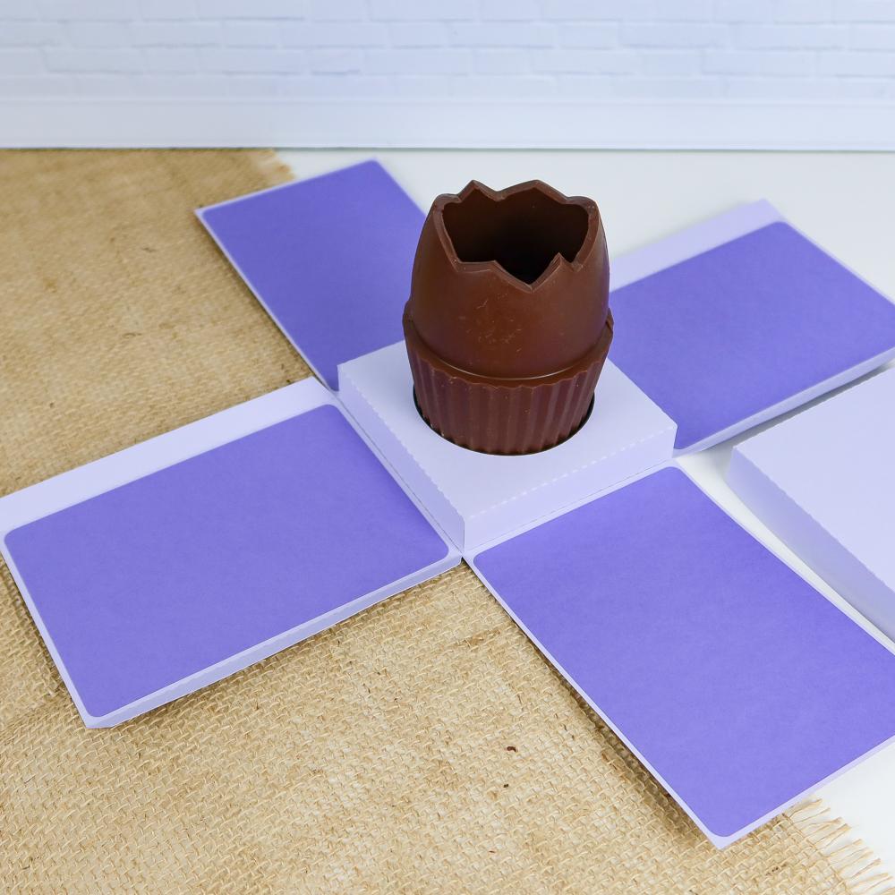 Arquivo de Corte caixa explosão Ovo Cupcake