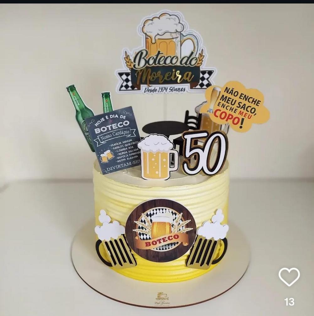 Arquivo de corte topo de bolo boteco