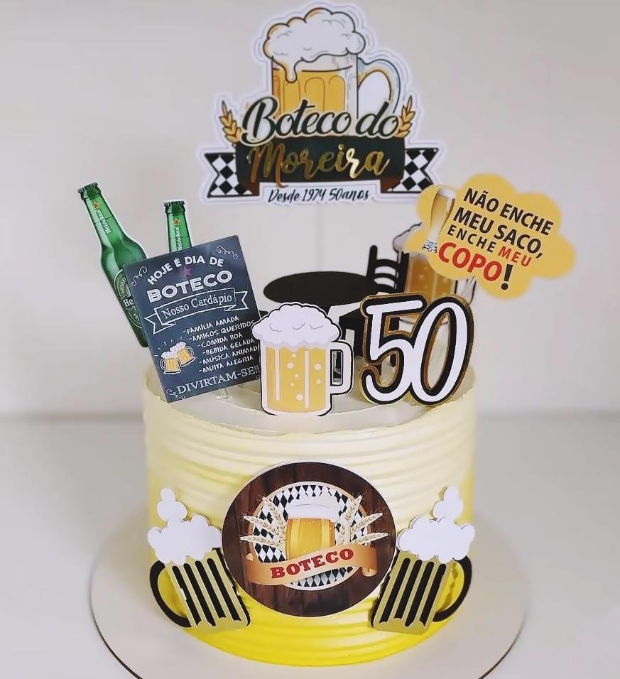 Arquivo de corte topo de bolo boteco