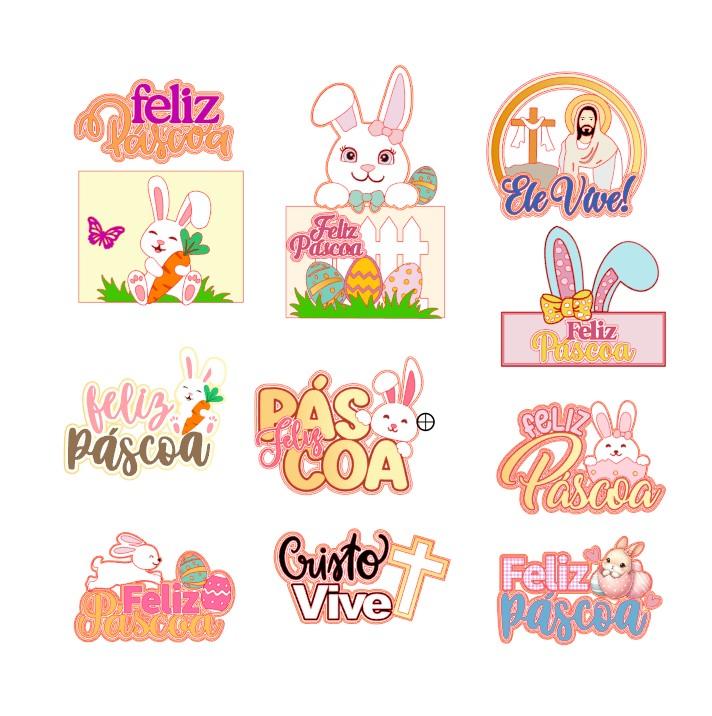 Arquivo de Corte topos de bolo páscoa