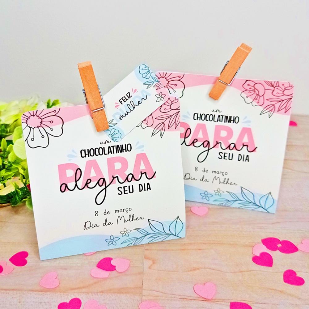 Arquivo Digital Cartão Bombom Dia das Mulheres