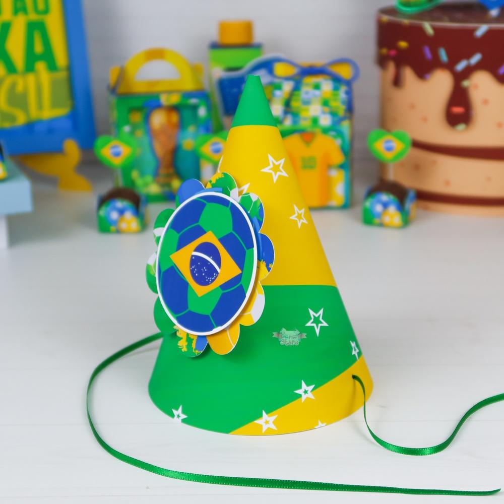 Arquivo de Corte Chapeuzinho de Festa Copa do Brasil