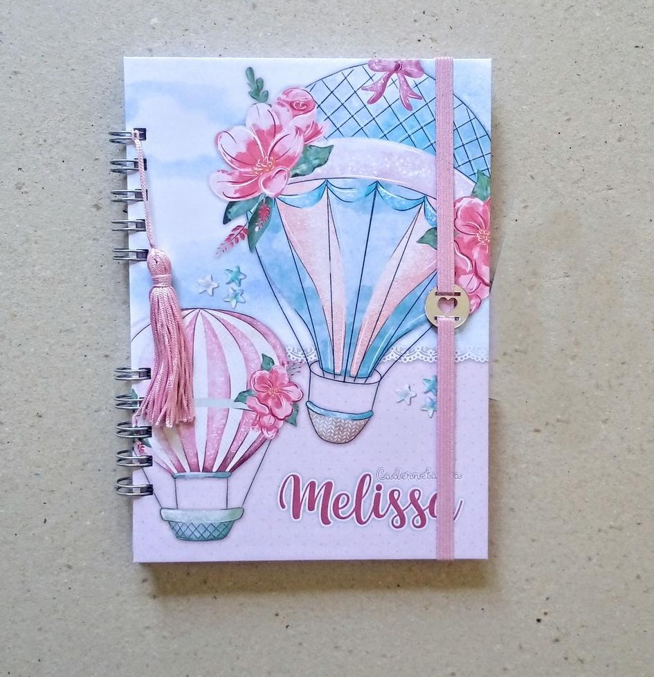 Arquivo Digital Caderno balão menina