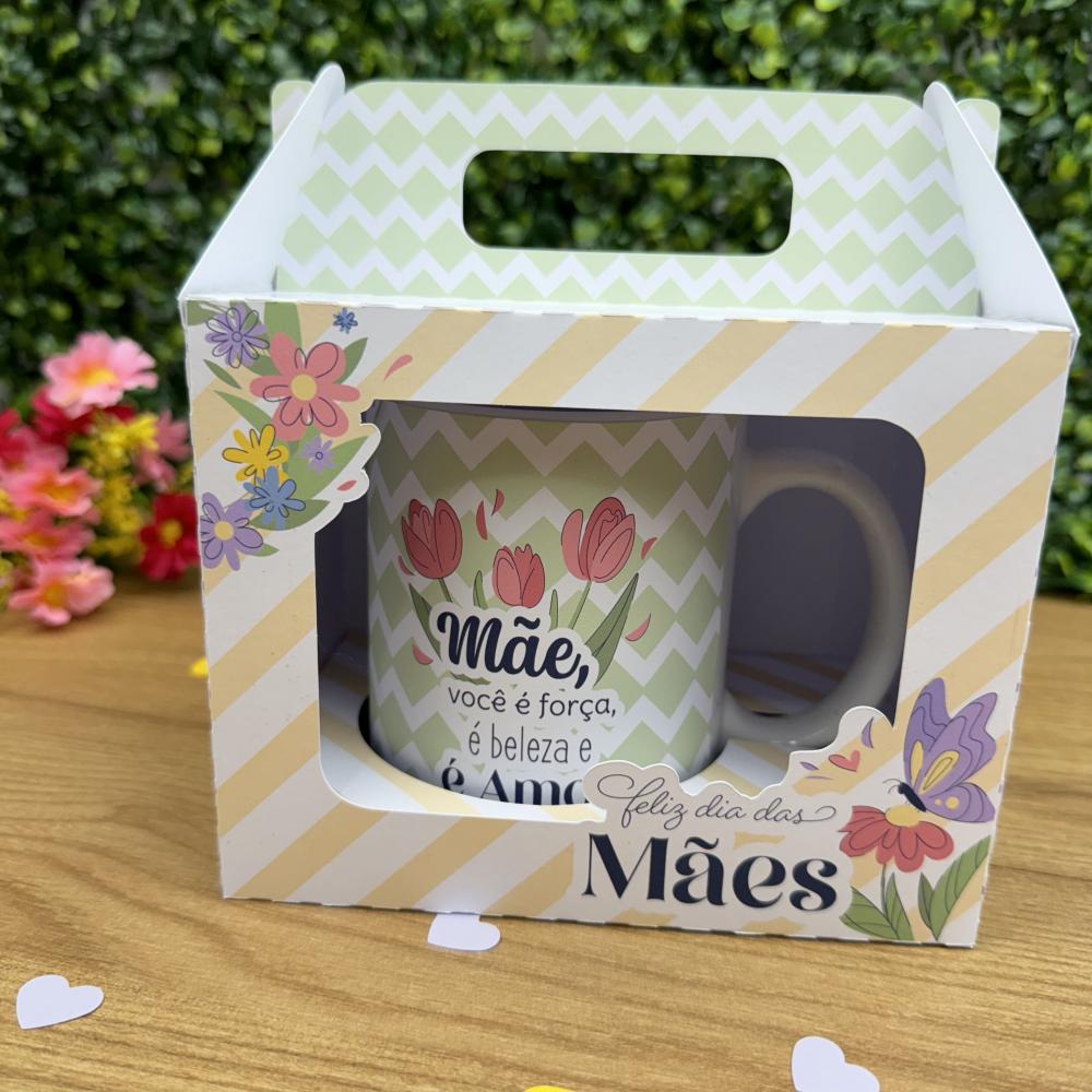 Arquivo de Corte Caixa Caneca dia das mães