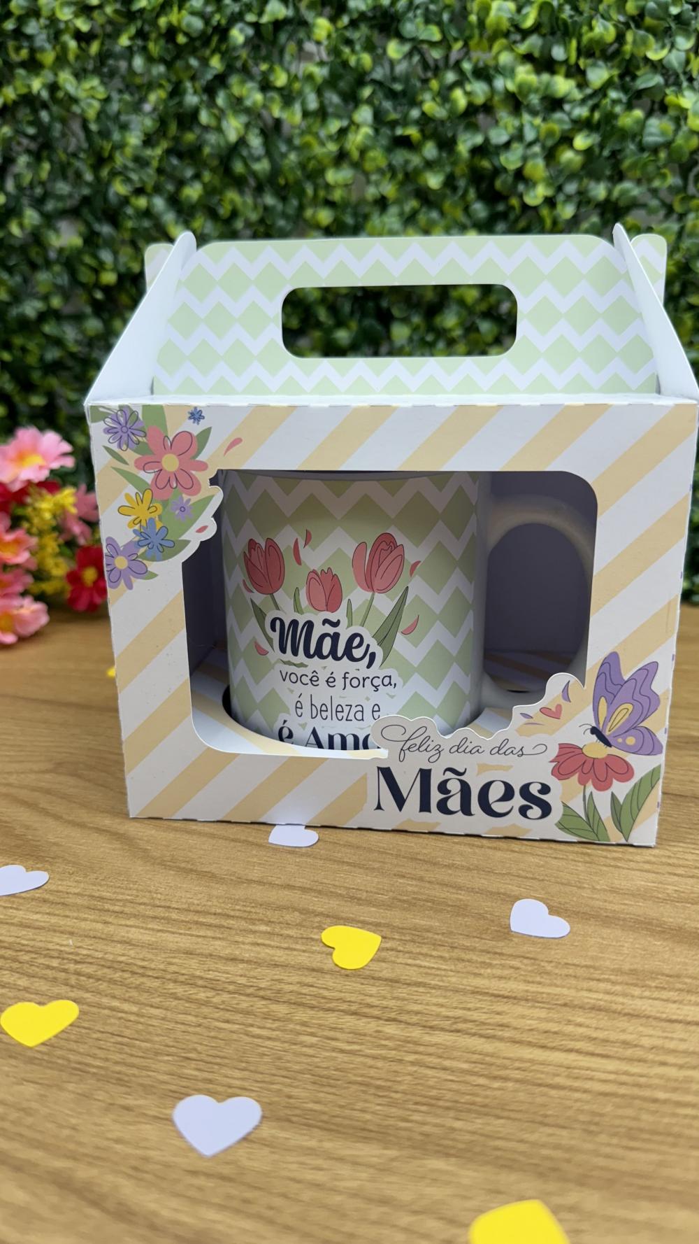 Arquivo de Corte Caixa Caneca dia das mães