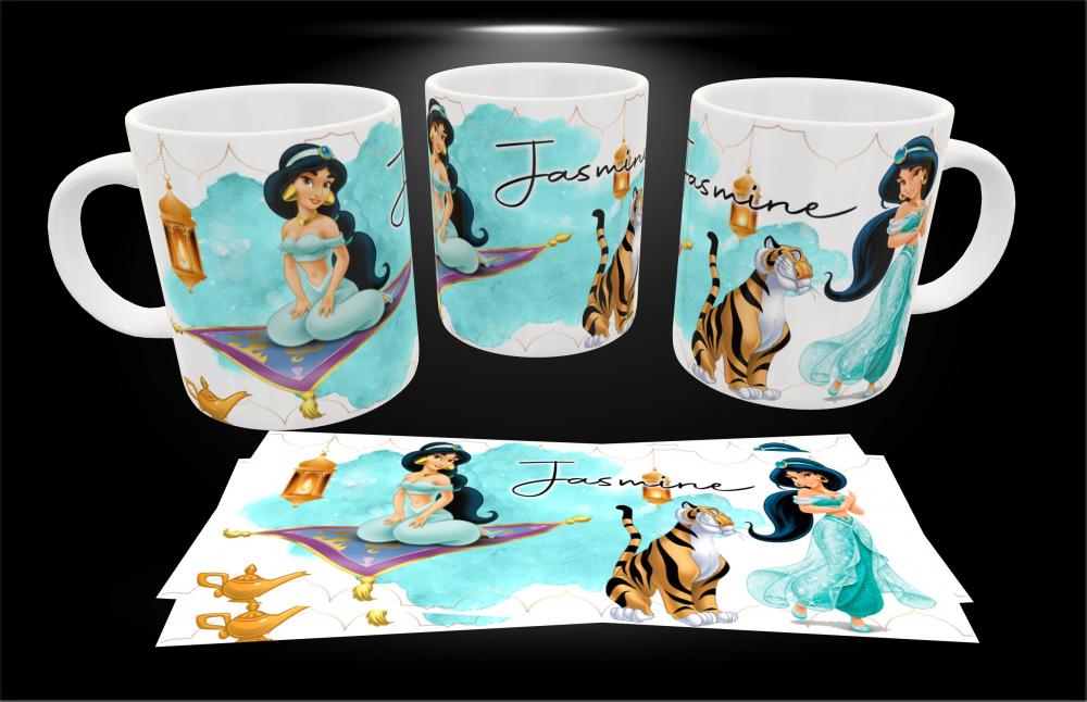 Arquivo digital arte sublimação caneca princesas disney