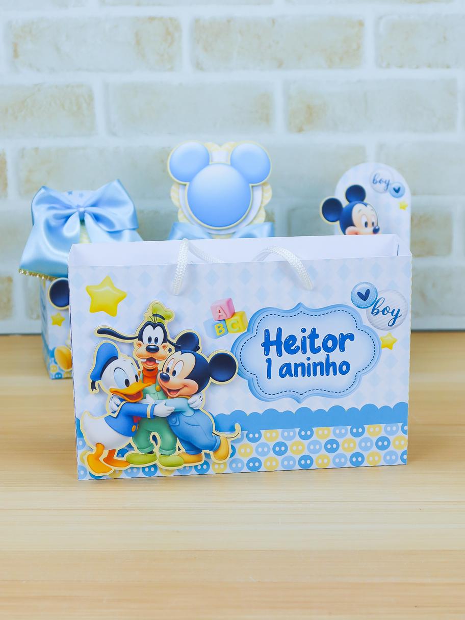 Arquivo de corte sacola mickey baby