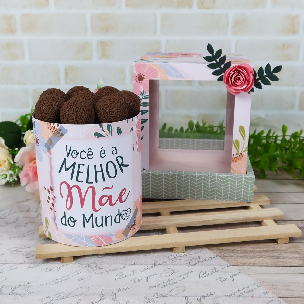 Arquivo de Corte Caixa para bolo dia das mães