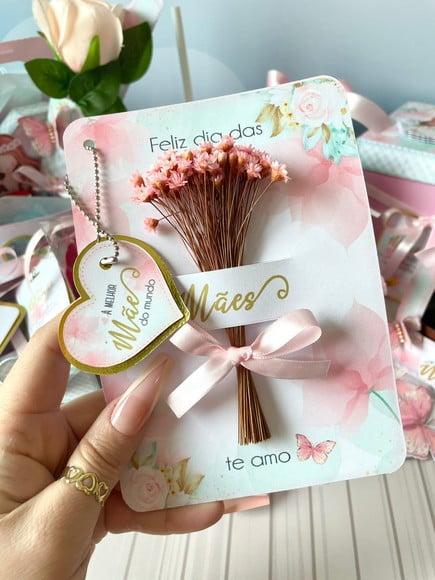 Aquivo de Corte Card Flores Secas Dia das Mães