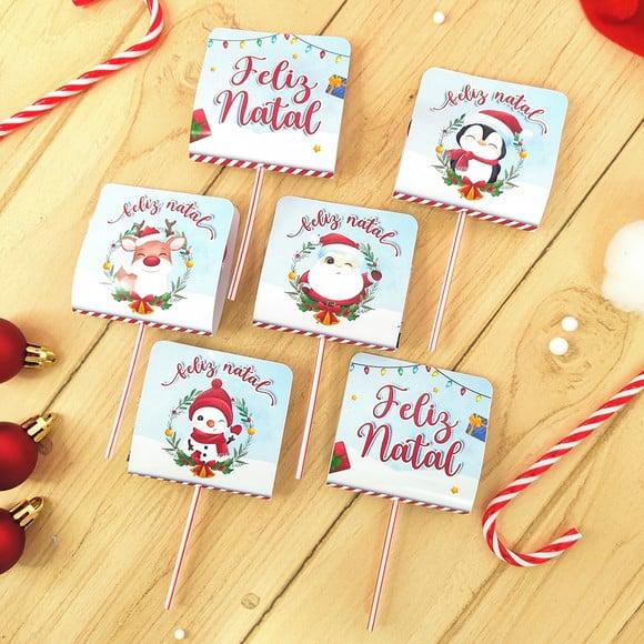 Aquivo de Corte Pirulito Papai Noel