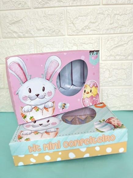 Aquivos de Corte Caixa Mini Confeiteiro Coelhinho