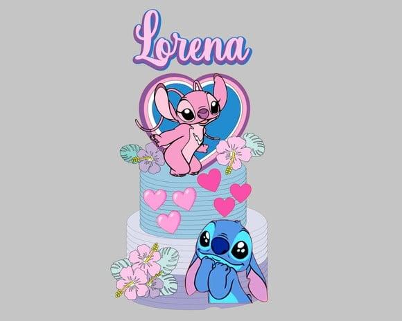 Arquivo de Corte Topo Lilo e Stitch 07