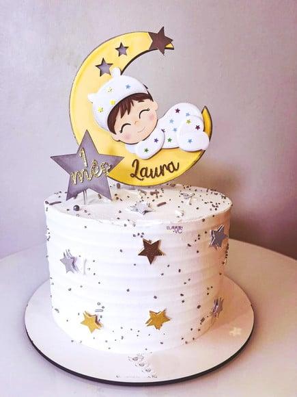 Arquivo de Corte Bebe na Lua