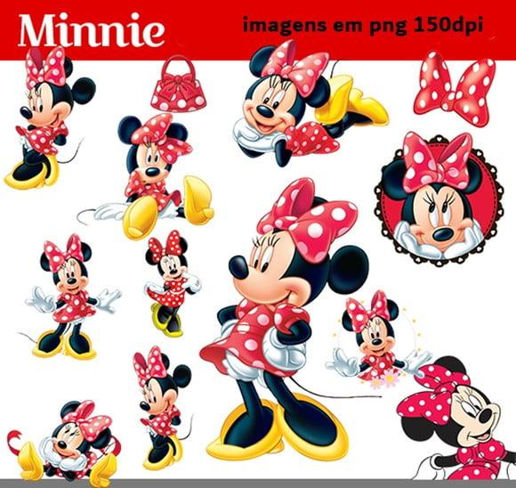 Aquivos Digital Kit Minnie Vermelha