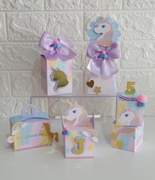 Arquivos de Corte Kit Unicornio Aquarela