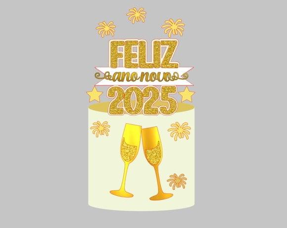 Arquivo de Corte:topo Ano Novo 2025