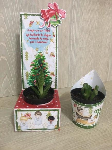 Arquivo de Corte Porta Suculenta Natal