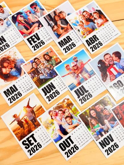 Arquivo de Corte Calendario Polaroide 2026