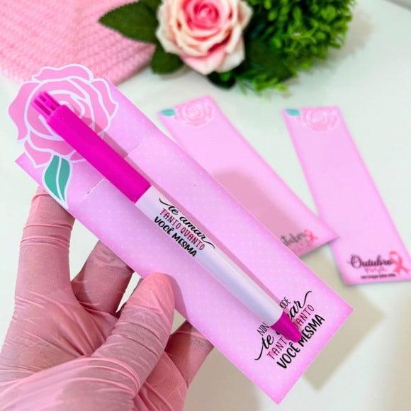 Aquivo de Corte Porta Caneta Outubro Rosa