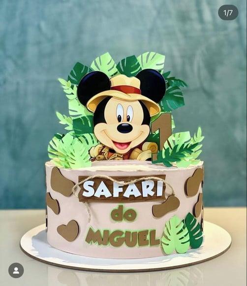 Arquivo de Corte Topo Mickey Safari