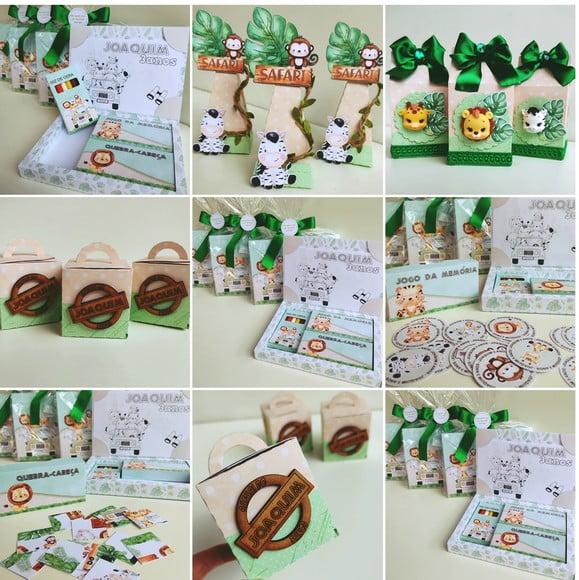 Arquivo de Corte Kit Safari Aquarela