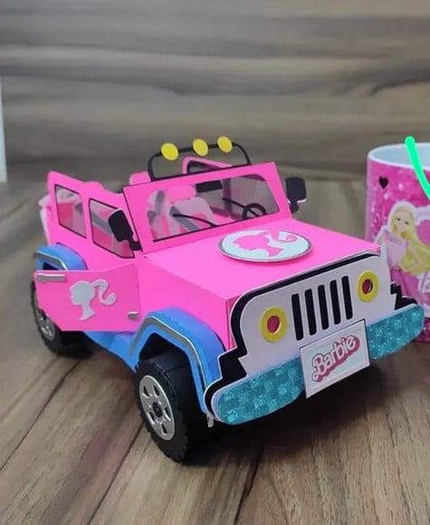 Arquivo de Corte Carrinho Jipe Barbie