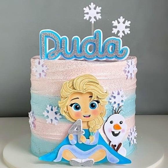 Arquivo de Corte Topo de Bolo Frozen